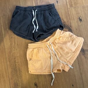 BillaBong Black and rip curl Orange beach Shorts